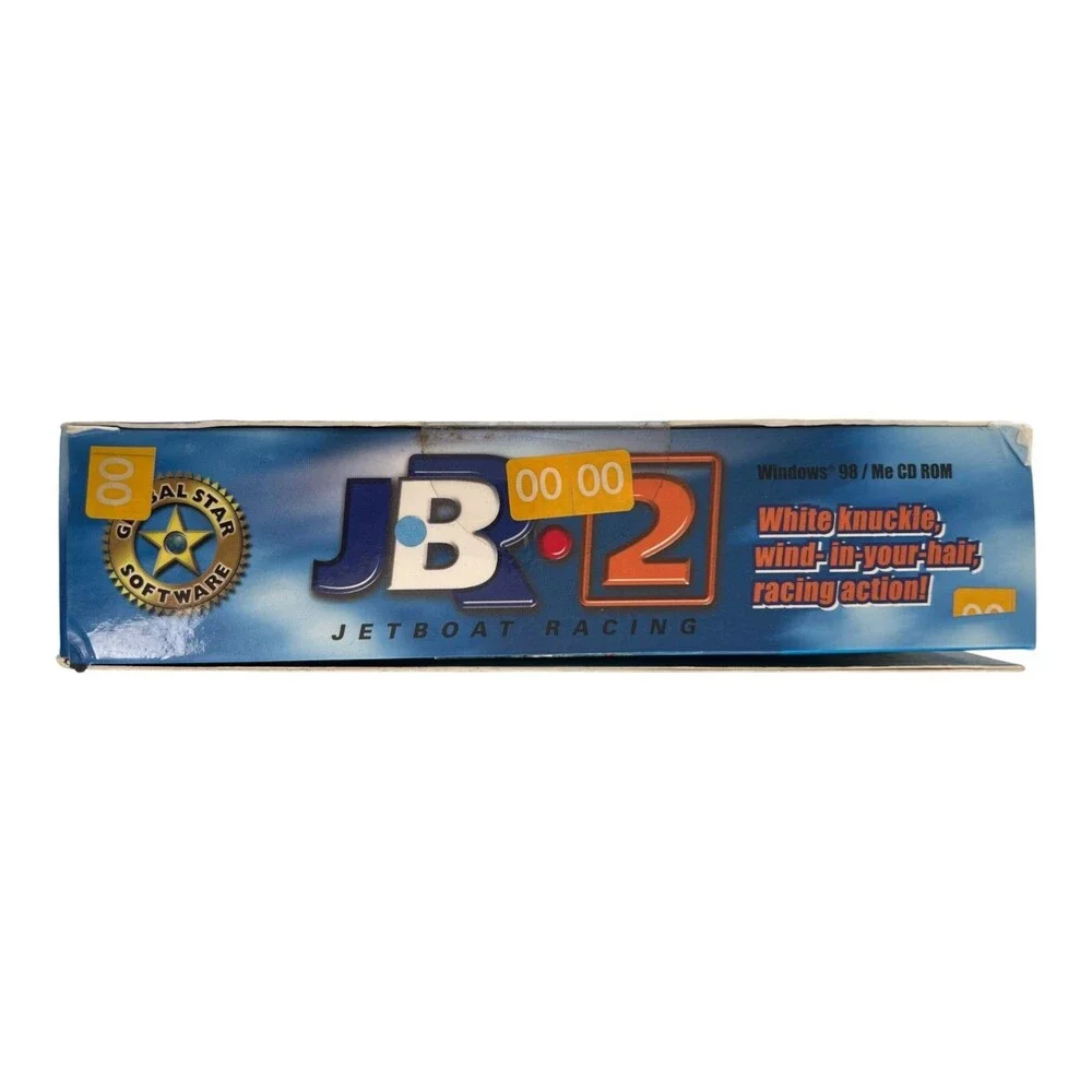 Jetboat Racing 2 PC Big Box 2001 Open Box Sealed